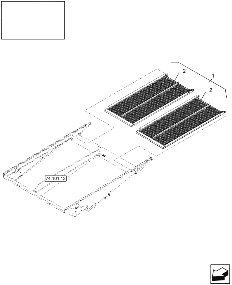 Схема запчастей Case IH 9230 - (88.074.04) - DIA KIT: ROUND HOLE SIEVES (88) - ACCESSORIES