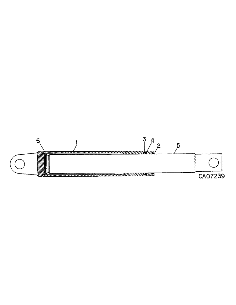 Схема запчастей Case IH 80 - (YB-26) - HYDRAULIC CYLINDER, 2 X 8 IN. SINGLE ACTING 