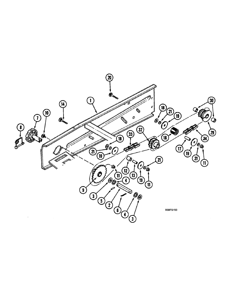 Схема запчастей Case IH 900 - (9-286) - GRANULAR CHEMICAL ATTACHMENT DRIVE, PLATE TYPE UNIT PLANTERS W/PRESS-WHEEL DRIVE ROW UNITS (09) - CHASSIS/ATTACHMENTS