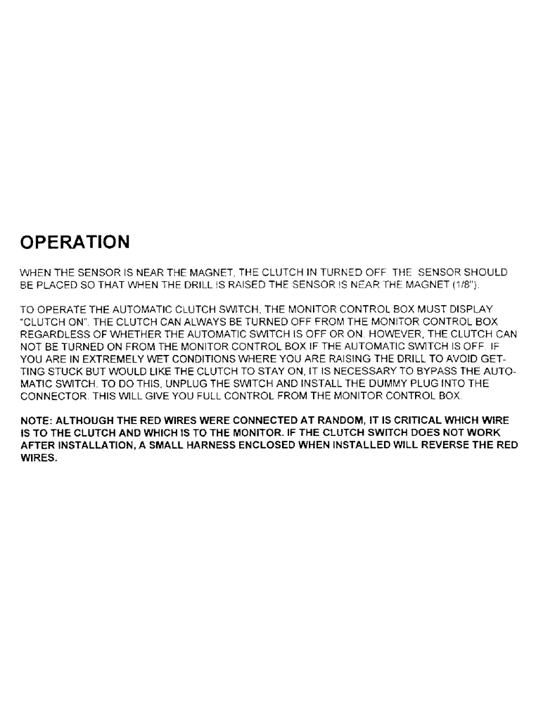 Схема запчастей Case IH 3400 - (C34) - OPERATION 