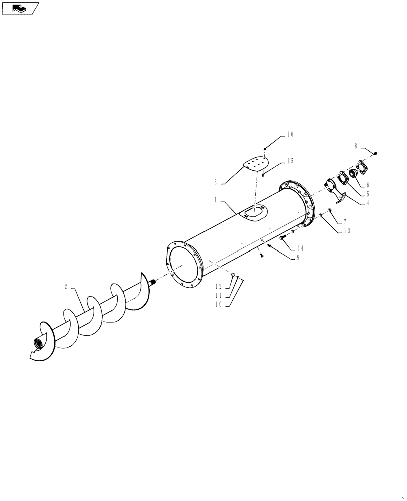 Схема запчастей Case IH 7230 - (88.080.06) - DIA KIT: UNLOADING TUBE, HC(HIGH CAPACITY) EXTENSION ASSY ABRASIVE AND STANDARD, EU ONLY (88) - ACCESSORIES