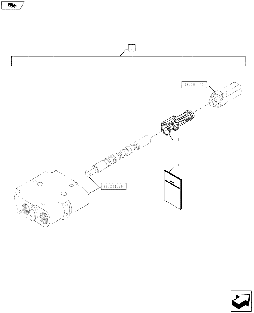 Схема запчастей Case IH PUMA 130 - (88.035.04) - DIA KIT, PERMANENT DETENT KIT FOR SINGLE RCV SPOOL (88) - ACCESSORIES