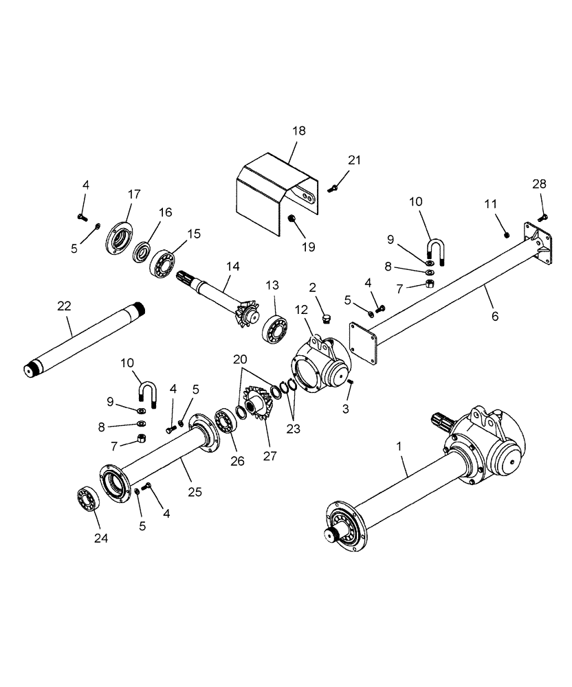 Схема запчастей Case IH 716730016 - (008) - GEARBOX 