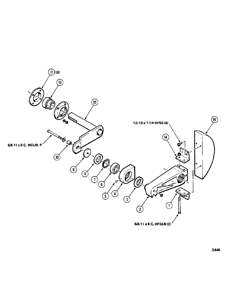 Схема запчастей Case IH 8550 - (20) - PLUNGER ARM ASSEMBLY (62) - PRESSING - BALE FORMATION