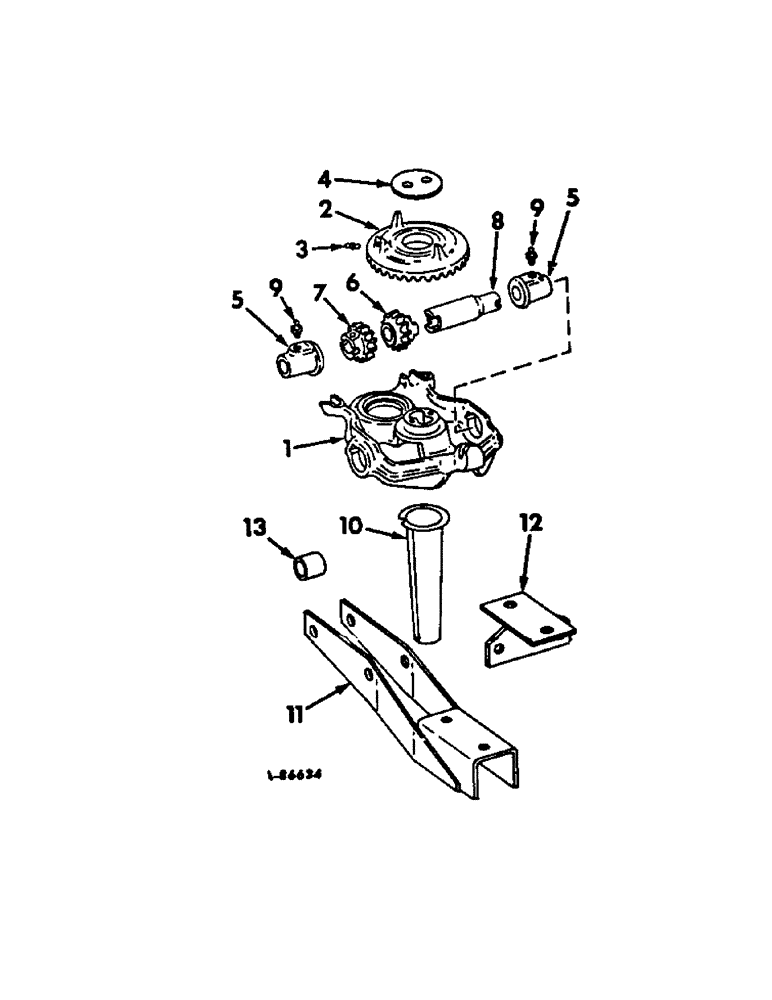 Схема запчастей Case IH 80 - (A-17) - SEED HOPPER BRACKET AND RELATED PARTS, ONE PER ROW 