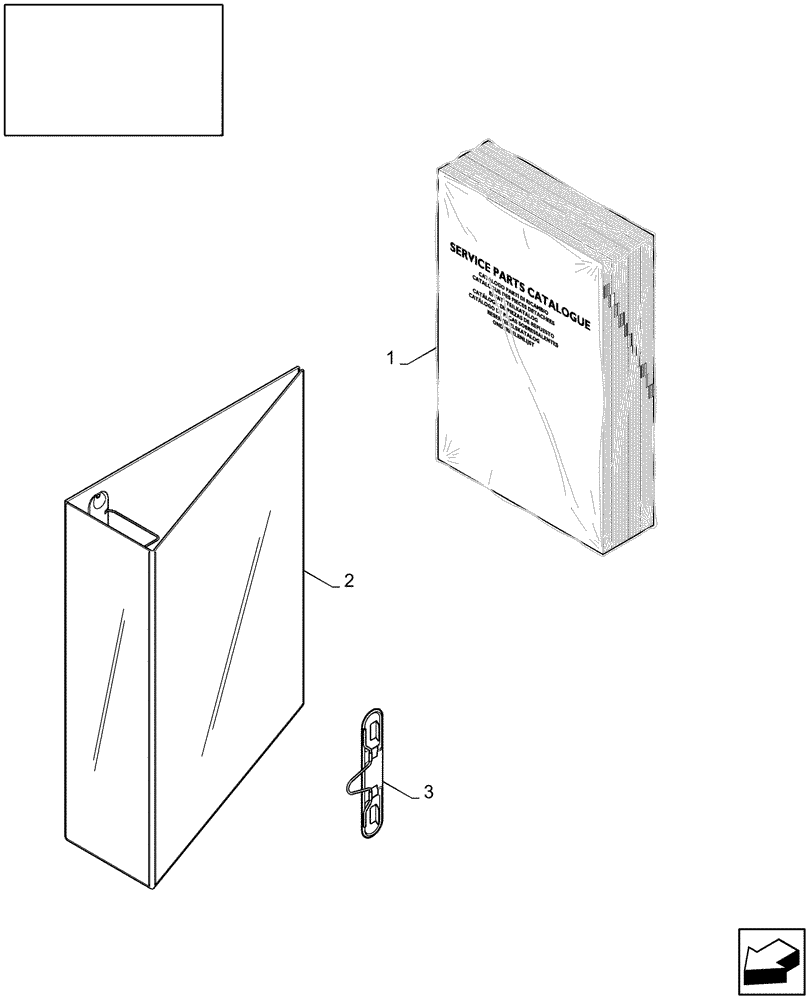 Схема запчастей Case IH FARMALL 115U - (00.100.05) - SERVICE PARTS CATALOGUE, BINDER (00) - GENERAL & PICTORIAL INDEX