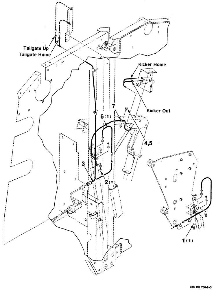 Схема запчастей Case IH RS561A - (4-012) - ELECTRICAL ASSEMBLY,  KICKER CONTROL (06) - ELECTRICAL