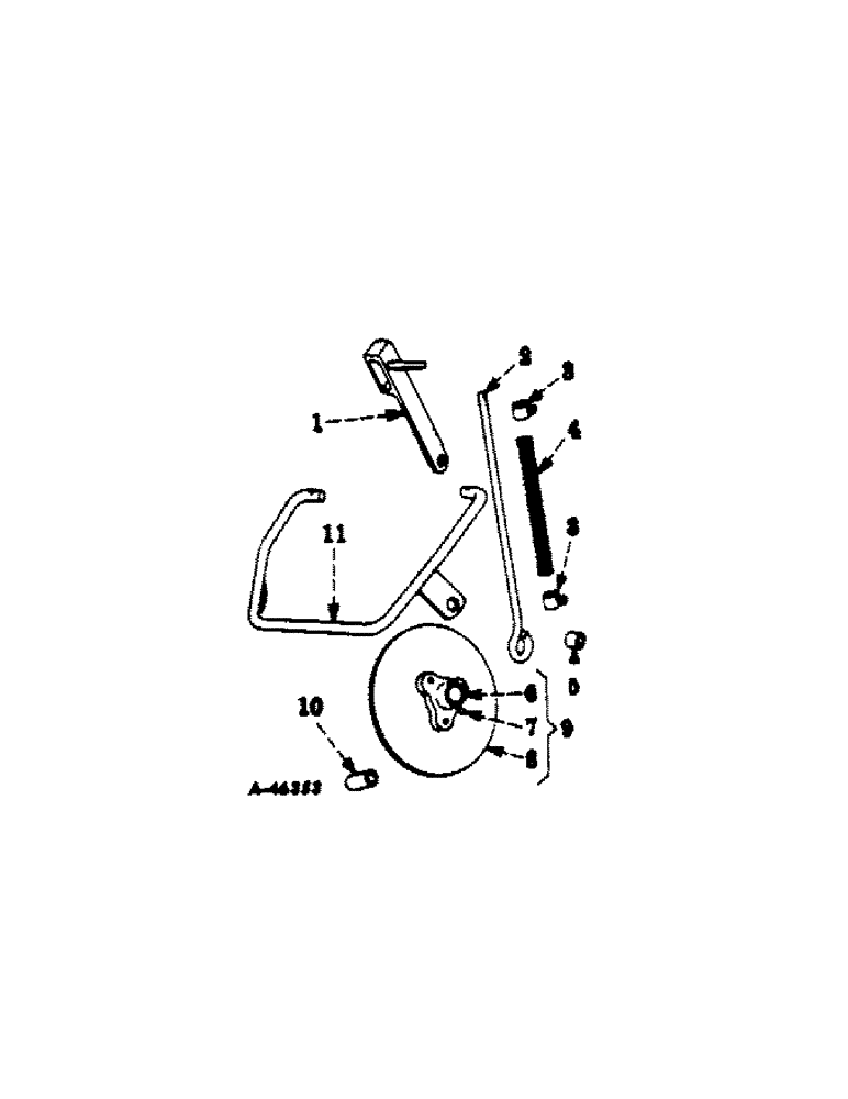 Схема запчастей Case IH 184 - (H-14[A]) - DISK COVERS, FOR NO. 184 PLANTER UNIT 