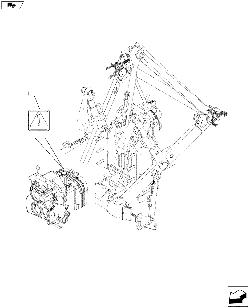 Схема запчастей Case IH FARMALL 105C - (90.108.AC[14]) - VAR - 330897, 334194, 334196, 334197, 334198, 334201, 334202, 334209, 392905 - WARNING DECAL (90) - PLATFORM, CAB, BODYWORK AND DECALS