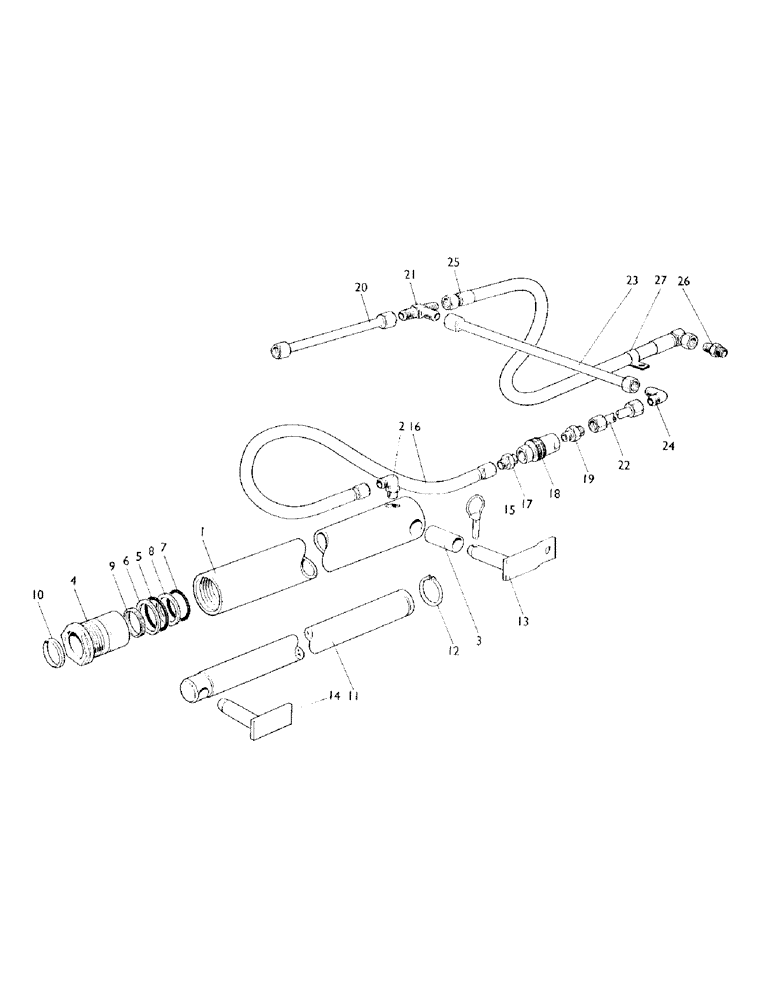 Схема запчастей Case IH LF-SERIES - (12) - BOOM LIFT RAMS, SINGLE ACTING, LF12 MODEL 1212, 1210, LF9 MODEL 996, 995,990, LF8 MODEL885 