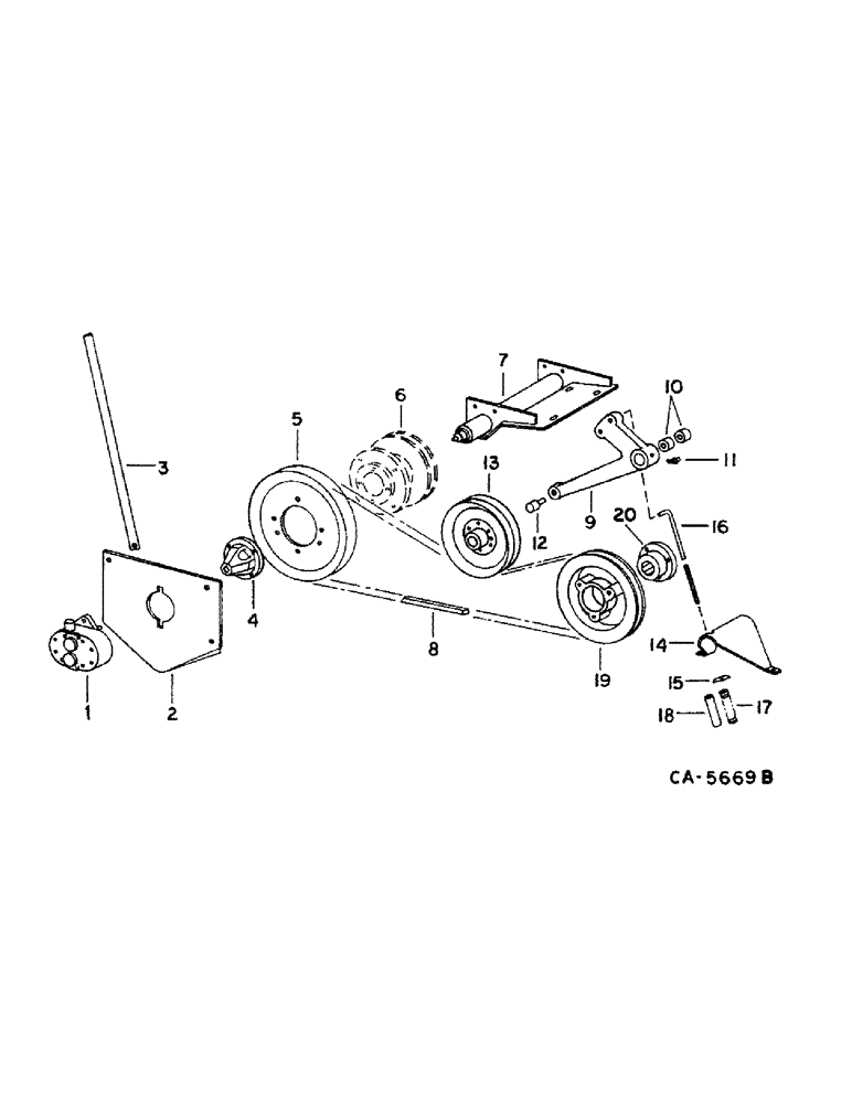 Схема запчастей Case IH 1460 - (10-38) - HYDRAULICS, AUXILIARY HYDRAULIC PUMP, HEADER LIFT (07) - HYDRAULICS