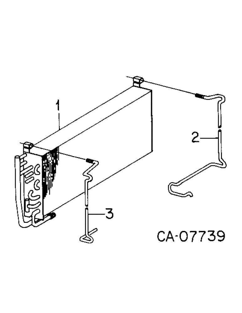 Схема запчастей Case IH 3688 - (13-35) - SUPERSTRUCTURE, CONDENSER AND MOUNTING (05) - SUPERSTRUCTURE