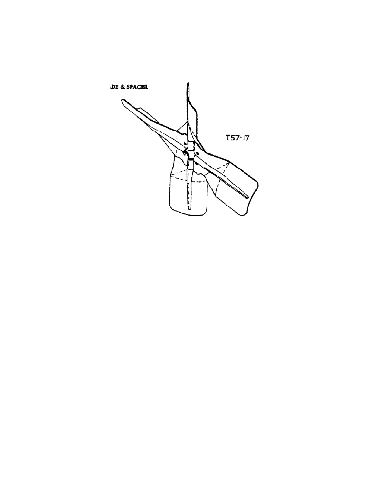 Схема запчастей Case IH 444 - (1-17[A]) - FAN BLADE AND SPACER (02) - ENGINE