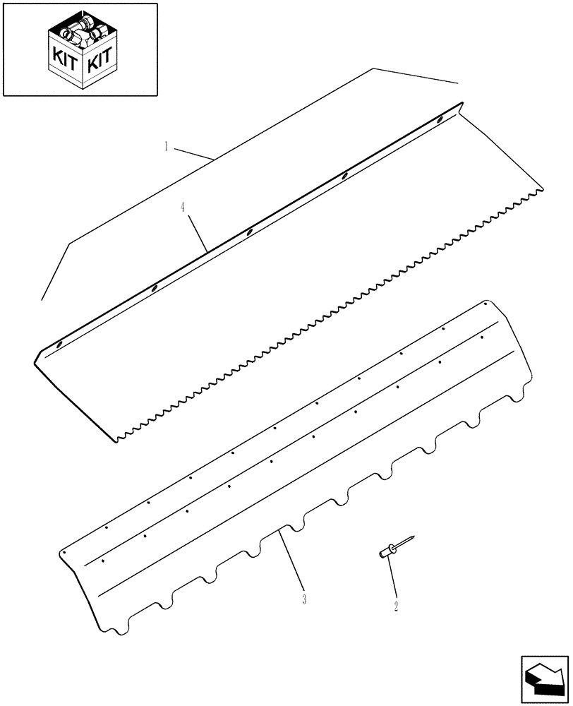 Схема запчастей Case IH RBX463 - (18.83) - STRETCH FILM KIT (18) - ACCESSORIES