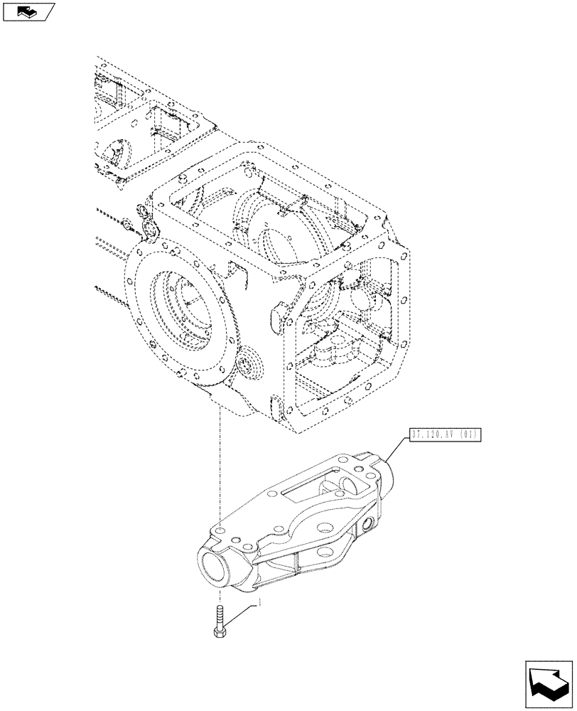 Схема запчастей Case IH FARMALL 85C - (37.100.AF[01]) - VAR - 334196, 334197, 330928, 331928, 334198, 334201, 330897, 330897, 334202, 330772,
334203, 334208, 334194 - TOWING EQUIPMENT, BOLT (37) - HITCHES, DRAWBARS & IMPLEMENT COUPLINGS