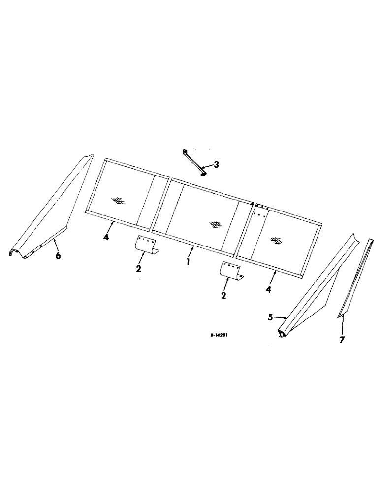 Схема запчастей Case IH 429N - (D-23) - GATHERER EXTENSION ATTACHMENT (58) - ATTACHMENTS/HEADERS