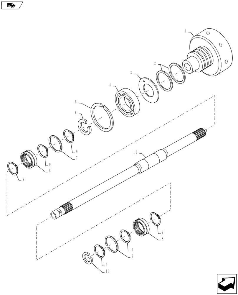 Схема запчастей Case IH PUMA 160 - (21.152.12) - VAR - 743734, 331291, 743735, 331247 - SPS - HYDRAULIC CENTRAL SPLITTER (21) - TRANSMISSION