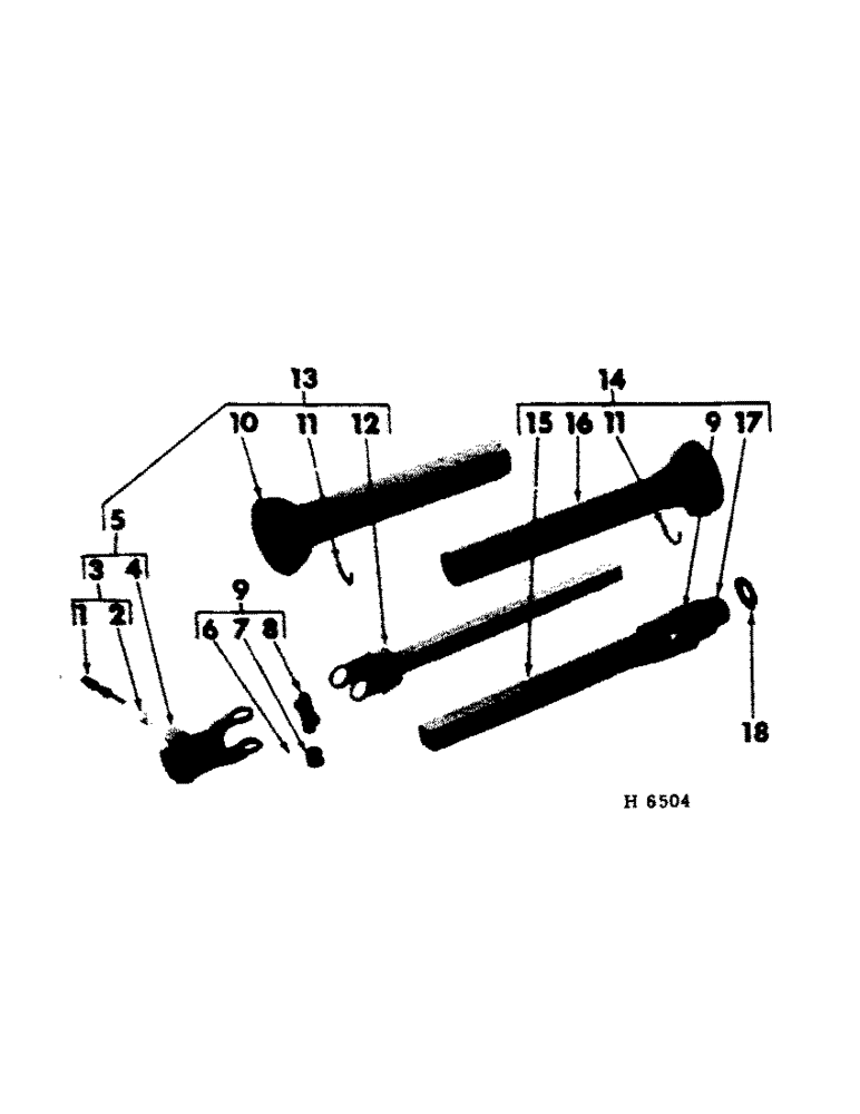 Схема запчастей Case IH 130 - (H-08) - FRONT DRIVE UNIVERSAL ASSEMBLY (540 RPM) (HAYES STEEL) 