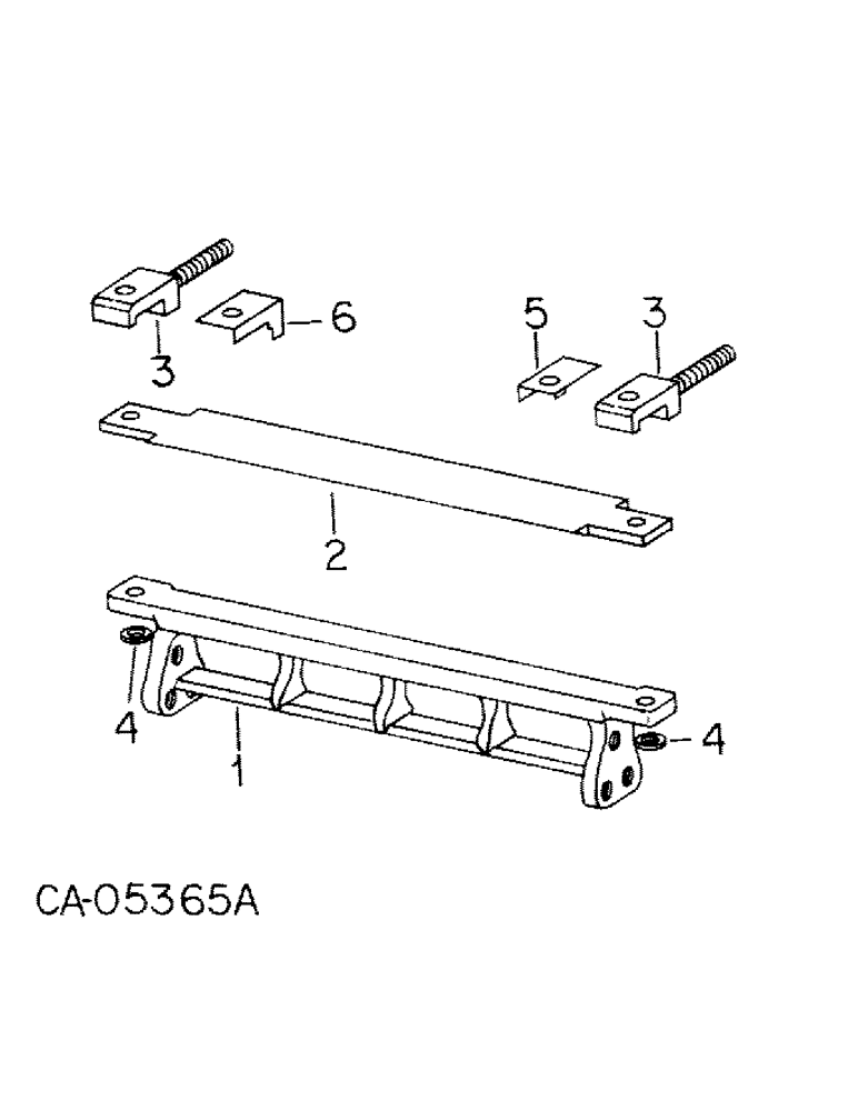 Схема запчастей Case IH 830 - (A-06) - SHEAR BAR 