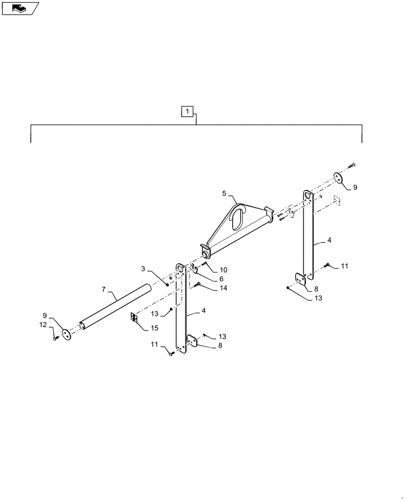 Схема запчастей Case IH SV250 - (88.088.02) - DIA KIT, SINGLE POINT LIFT HOOK, RADIAL BOOM (88) - ACCESSORIES