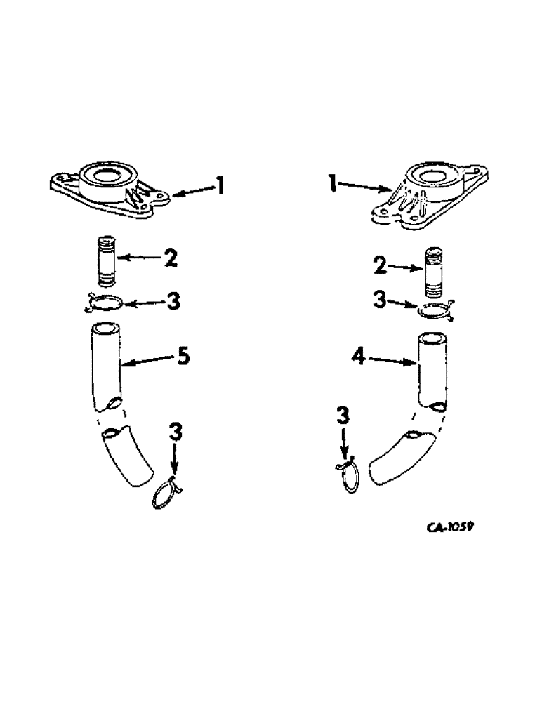 Схема запчастей Case IH LIQUID - (B-41) - LIQUID FERTILIZER SQUEEZE PUMP, CONNECTIONS, USED W/ALL 4-ROW & 58-SERIES 6-ROW 