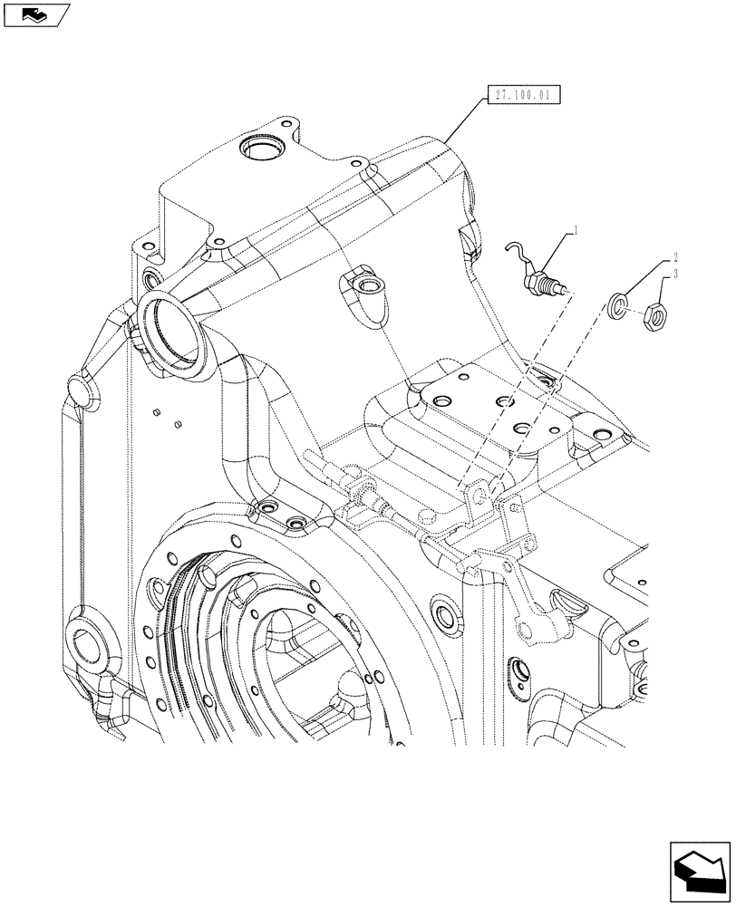 Схема запчастей Case IH PUMA 130 - (55.048.01) - GROUND SPEED PTO - PTO REED SWITCH (55) - ELECTRICAL SYSTEMS