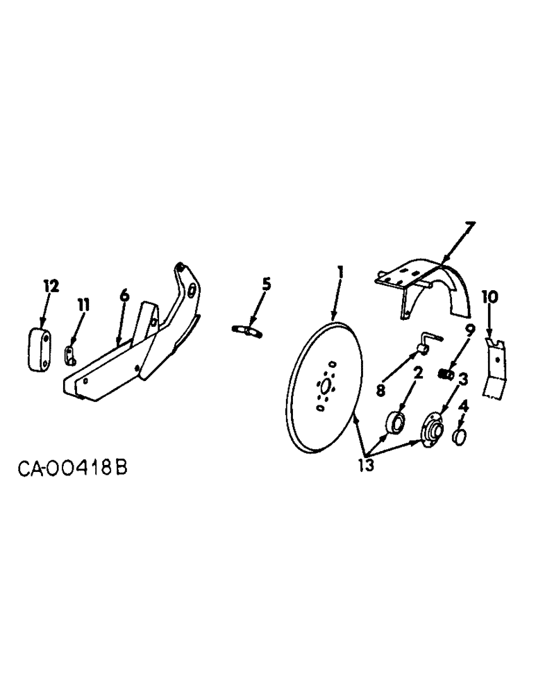 Схема запчастей Case IH 386 - (AF-09) - DOUBLE DISK OPENER AND SCRAPER, HILL DROP ONLY, QUANTITIES SHOWN ARE PER ROW 