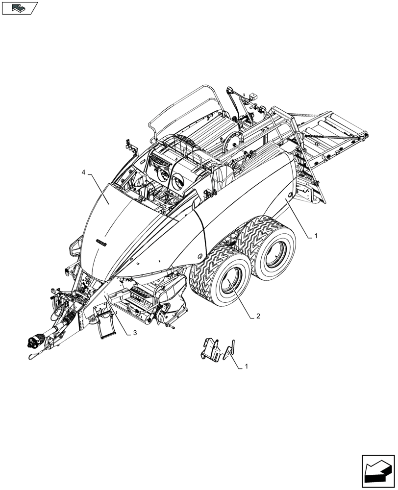 Схема запчастей Case IH LB434R - (05.900.001) - PAINT ASSIGNMENT, EU ONLY (05) - SERVICE & MAINTENANCE