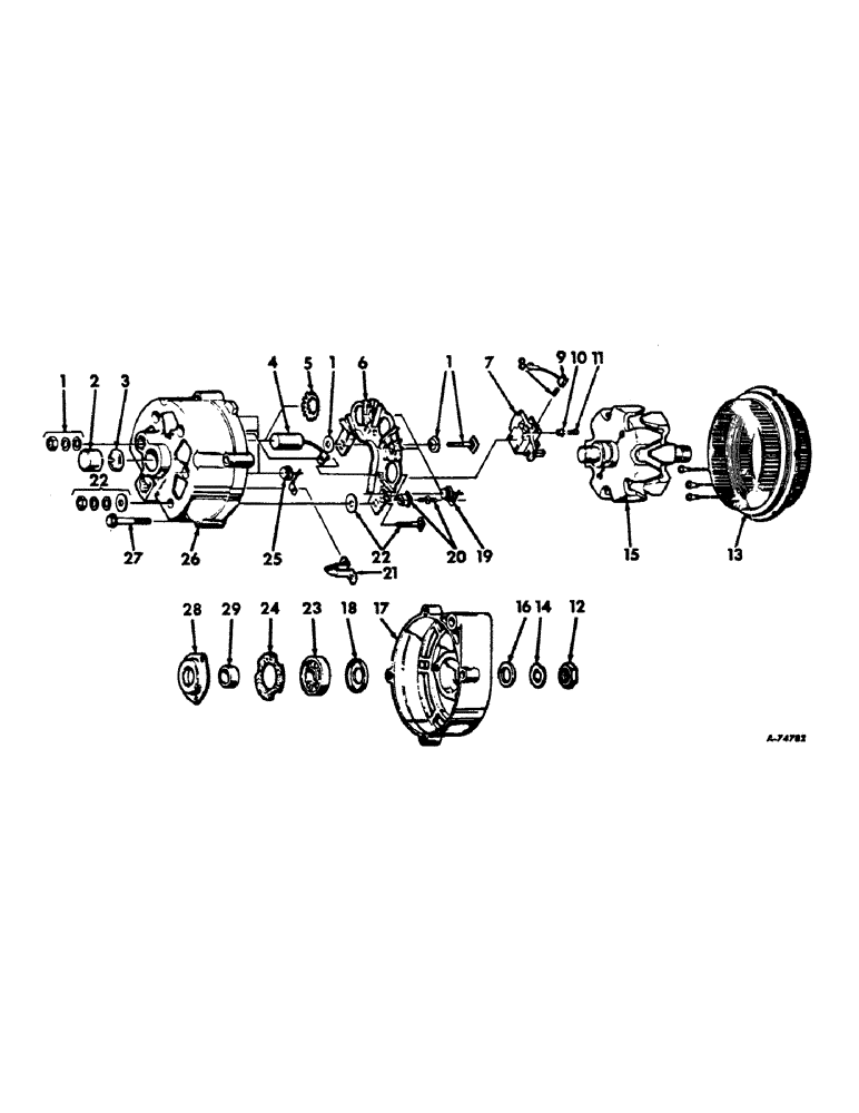 Схема запчастей Case IH 1206 - (G-03) - ELECTRICAL SYSTEM, ALTERNATOR GENERATOR, DELCO REMY, FOR TRACTORS WITHOUT AIR CONDITIONERS (06) - ELECTRICAL SYSTEMS