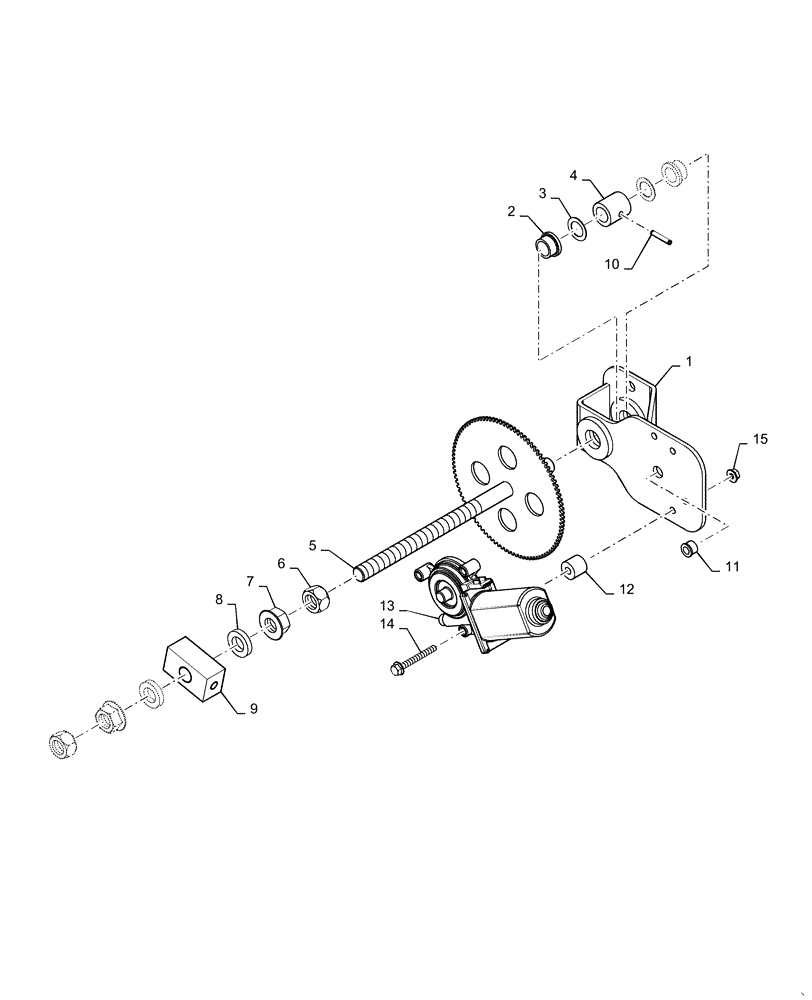 Схема запчастей Case IH 7140 - (74.134.AO) - MOTOR, FAN, SPEED GOVERNOR (74) - CLEANING