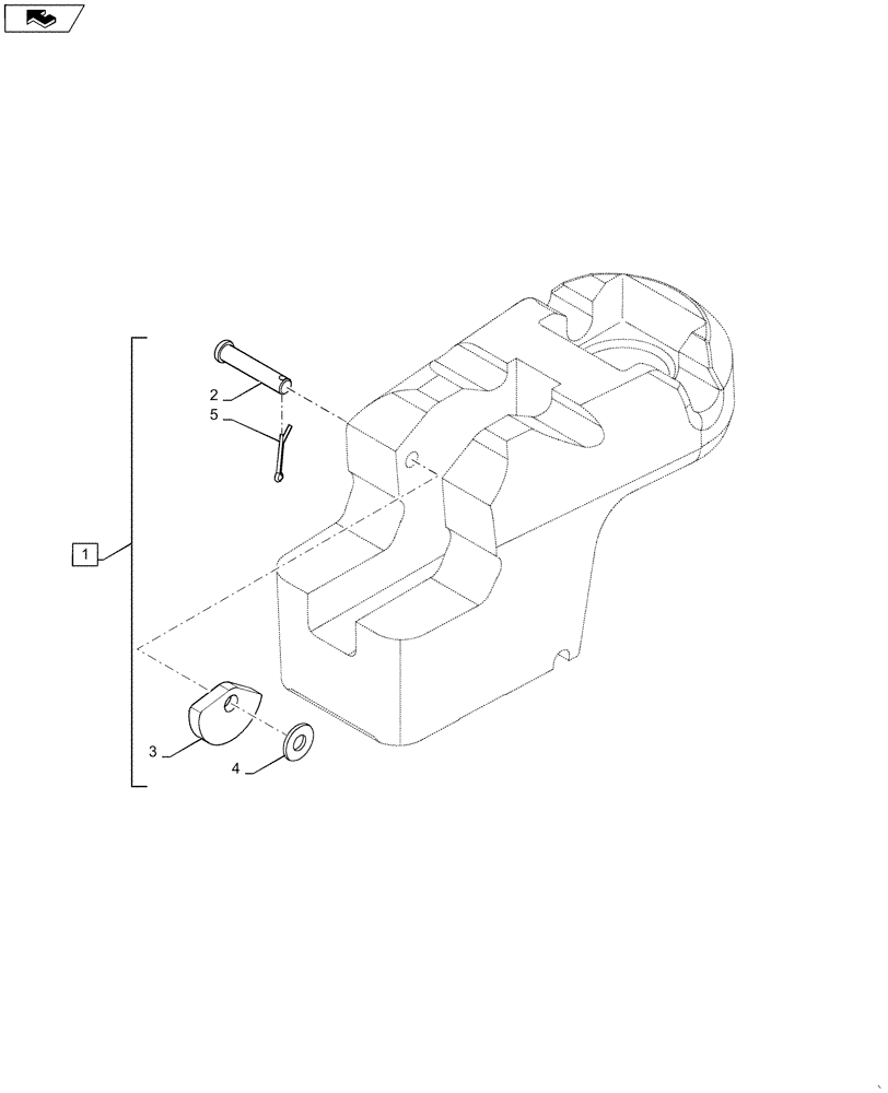 Схема запчастей Case IH STEIGER 500 - (37.100.09) - DRAWBAR AND HITCH, HAMMERSTRAP ASSY (37) - HITCHES, DRAWBARS & IMPLEMENT COUPLINGS