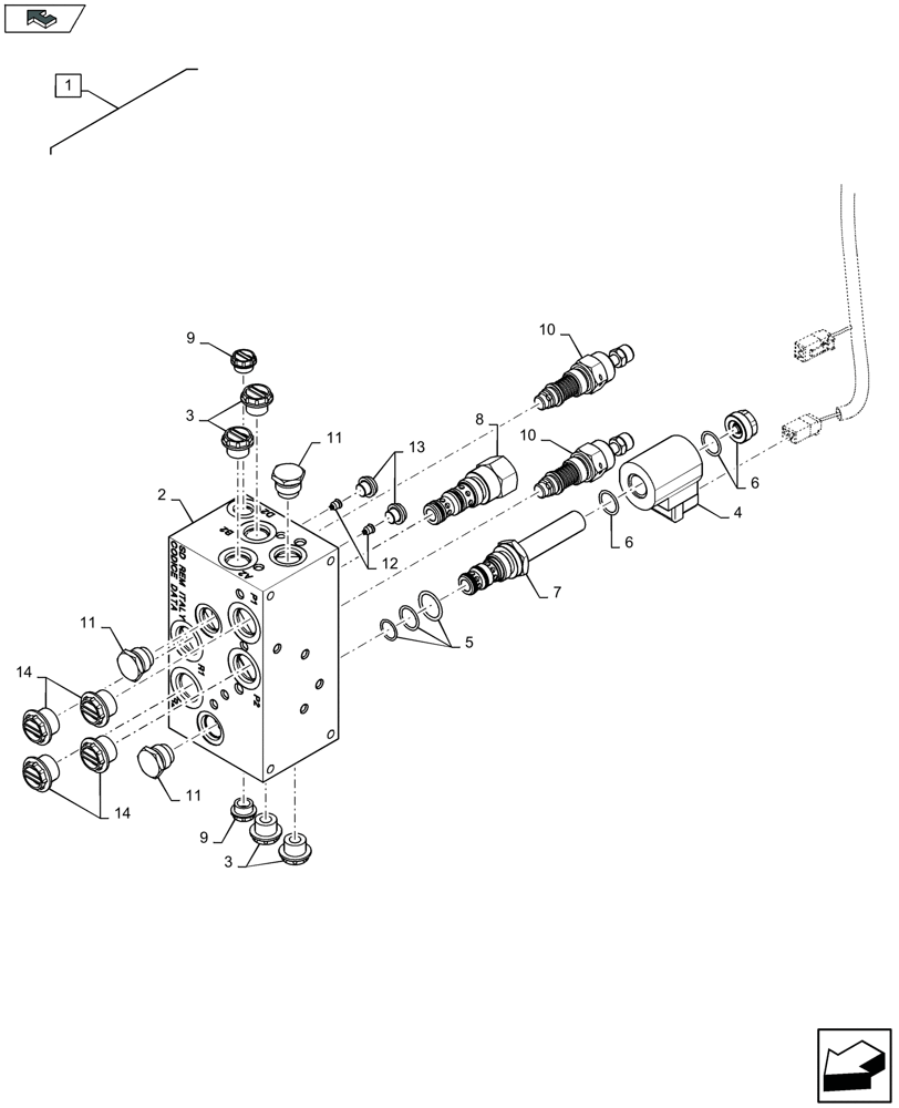 Схема запчастей Case IH 3050-35FT - (88.058.036[02]) - DIA KIT : HYDRAULIC KIT FOR VERTICAL RAPESEED KNIFES - C955 (88) - ACCESSORIES