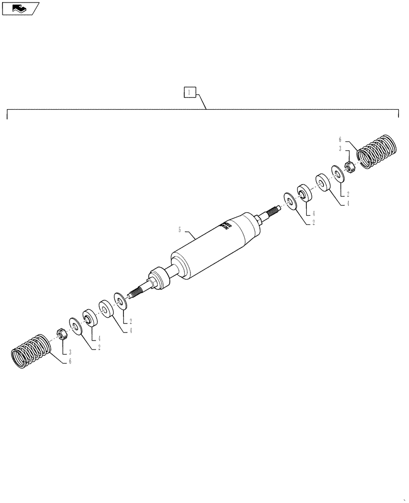 Схема запчастей Case IH STEIGER 400 - (90.120.BB[02]) - SEAT PEDESTAL & MECHANICAL SUSPENSION - LATERAL ISOLATOR SERVICE KIT (90) - PLATFORM, CAB, BODYWORK AND DECALS