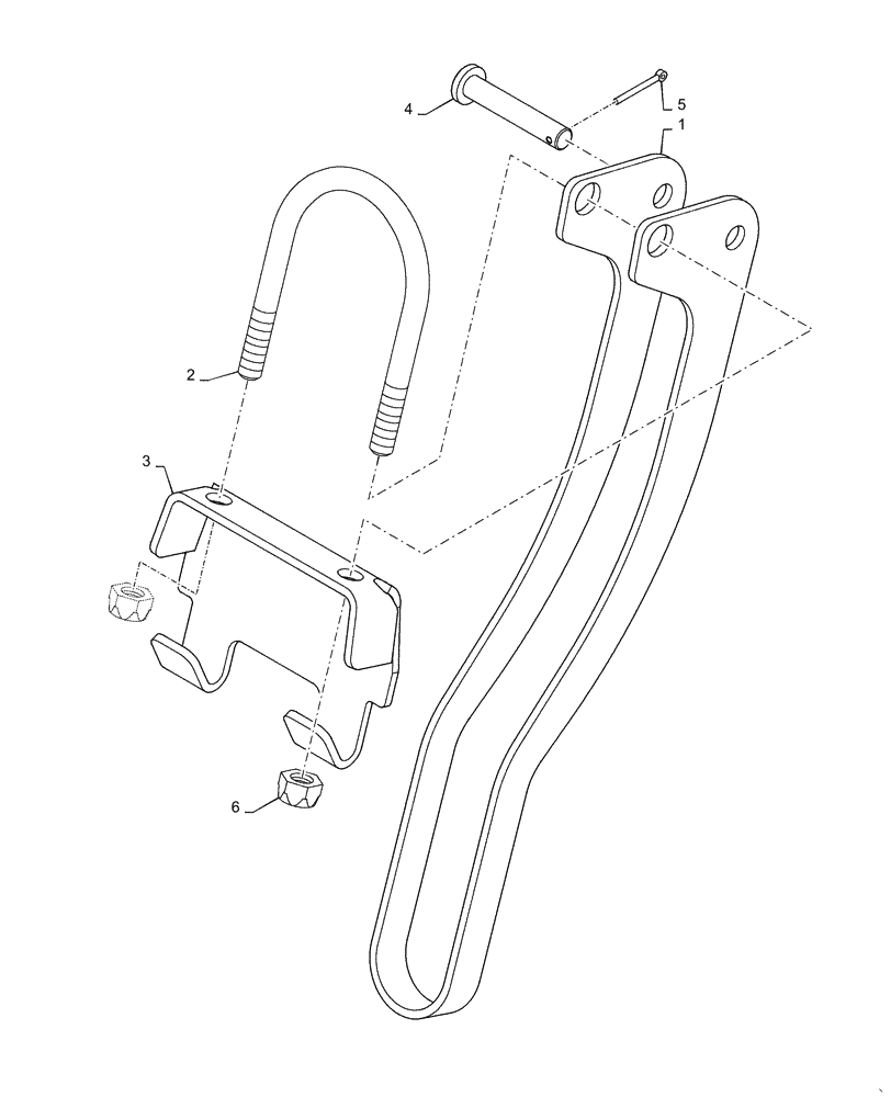 Схема запчастей Case IH 7240 - (74.140.CP[02]) - LATCH ASSEMBLY - CLEANOUT DOOR (74) - CLEANING