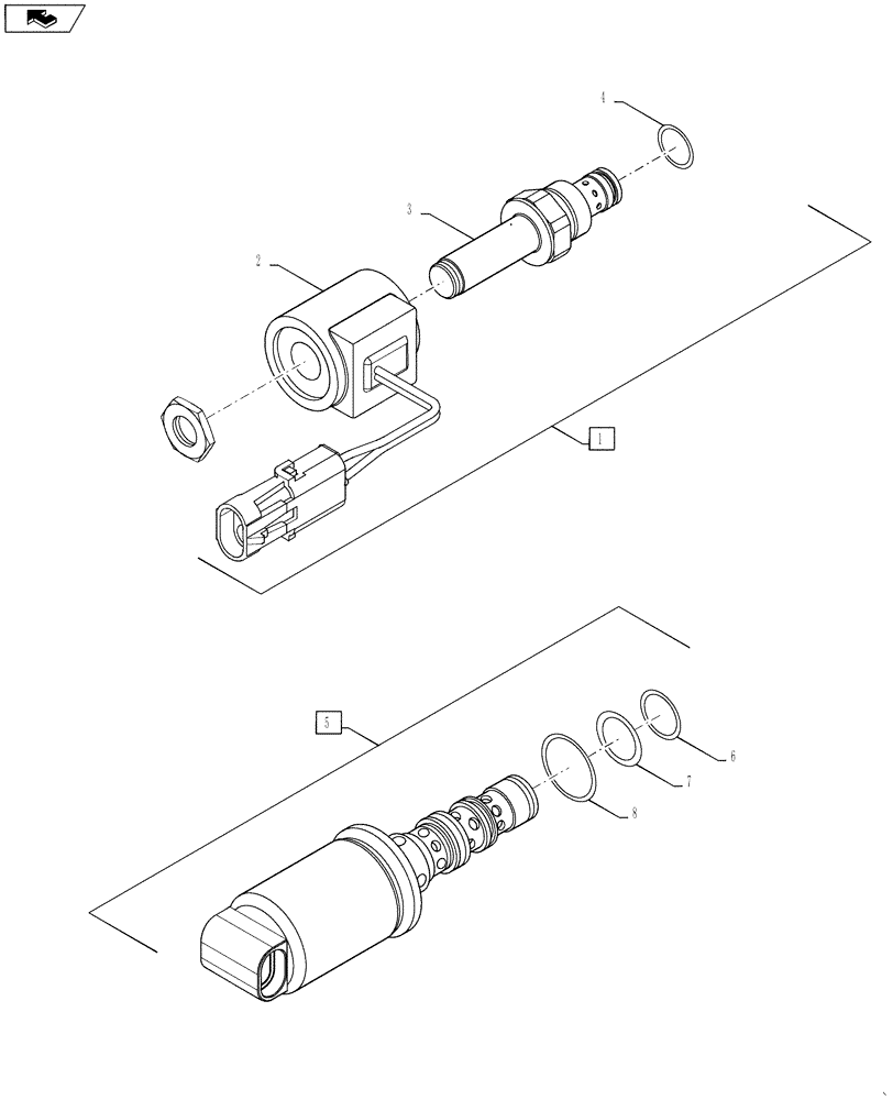 Схема запчастей Case IH STEIGER 400 - (14.100.AR[04]) - PTO VALVE ASSEMBLY (14) - MAIN GEARBOX & DRIVE