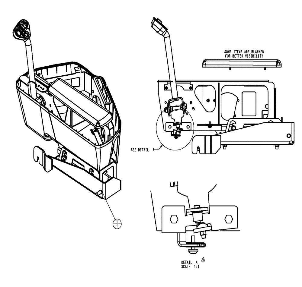 Схема запчастей Case IH FLX3510 - (01-046) - CONSOLE, RH CONTROL, CHASSIS (10) - CAB