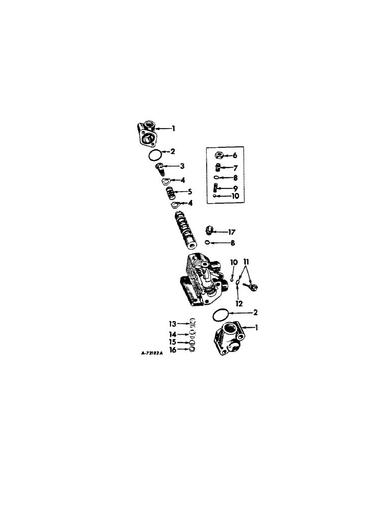 Схема запчастей Case IH 606 - (118[A]) - STEERING MECHANISM, POWER STEERING PILOT VALVE Steering Mechanism