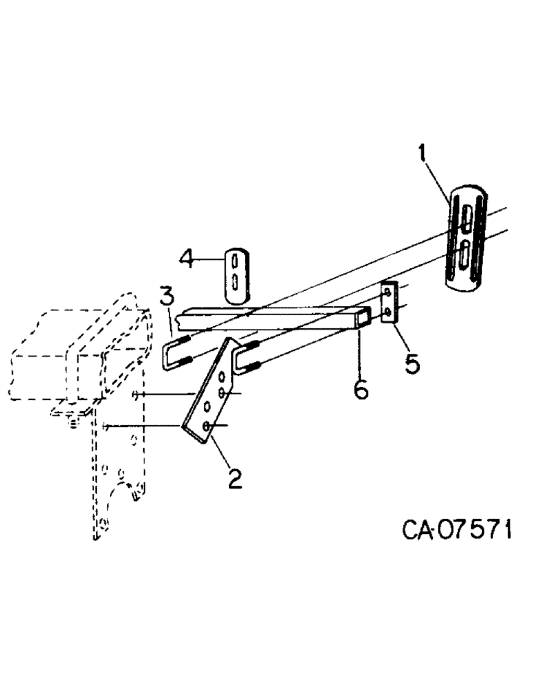 Схема запчастей Case IH 415 - (B-21) - FRONT SCRAPER ATTACHMENT, UNITS F, G AND H 