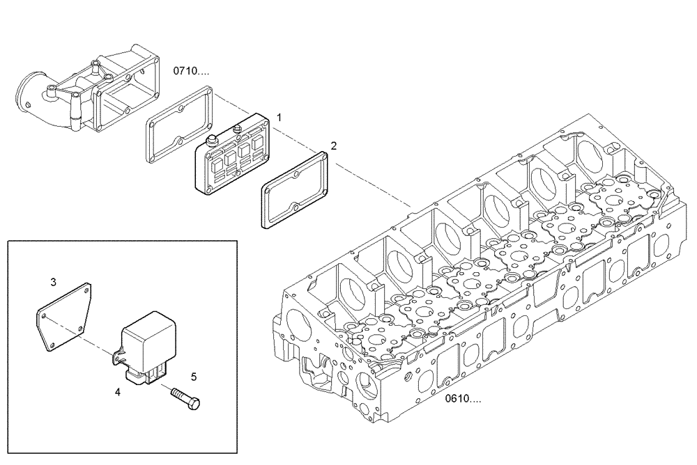 Схема запчастей Case IH F3BE0684N E906 - (3650.052) - THERMO-STARTER 