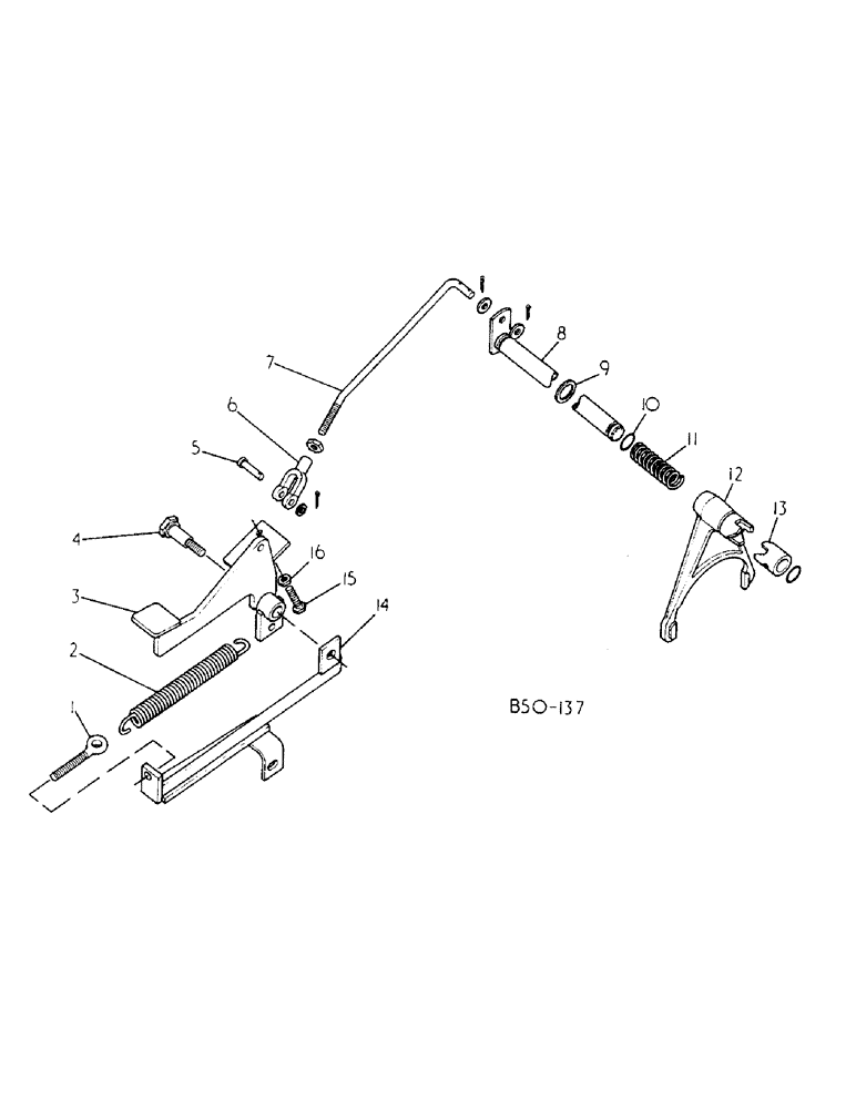 Схема запчастей Case IH 584 - (07-44) - DIFFERENTIAL LOCK, ALL WHEEL DRIVE, KIMCO AXLE (04) - Drive Train