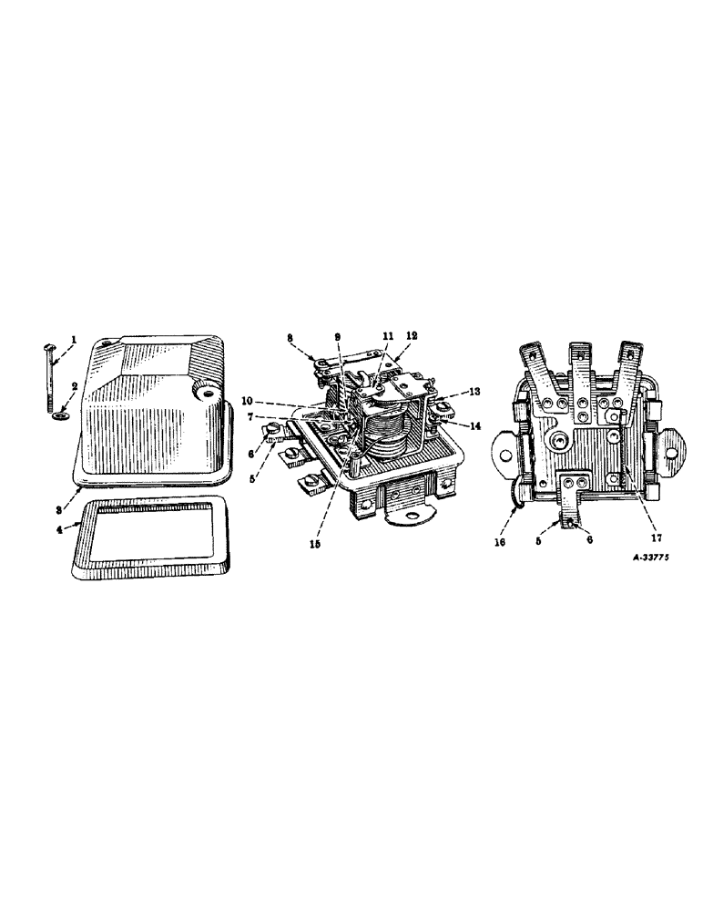 Схема запчастей Case IH SUPER AV - (115) - ELECTRICAL SYSTEM, VOLTAGE REGULATOR, DELCO-REMY (06) - ELECTRICAL SYSTEMS