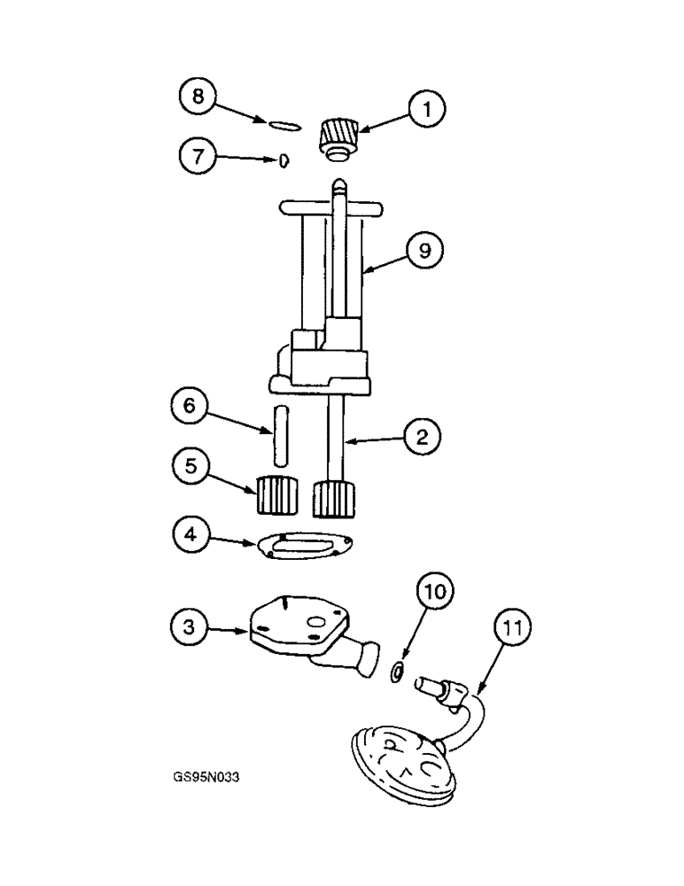 Схема запчастей Case IH D-282 - (2-108) - OIL PUMP 