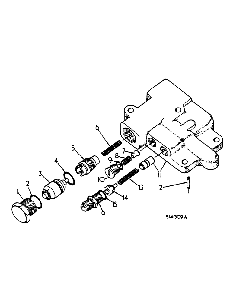 Схема запчастей Case IH 484 - (0B23-2) - UNLOADING AND FLOW CONTROL VALVE (07) - HYDRAULICS