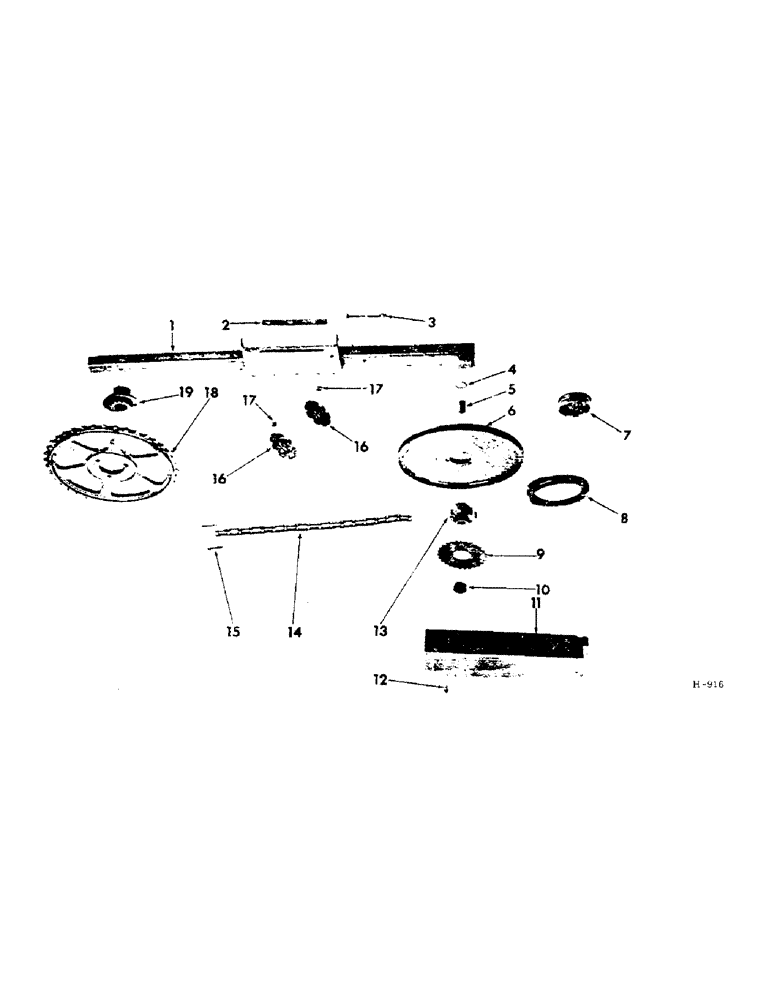 Схема запчастей Case IH 201 - (E-047) - REEL, REEL DRIVE, CHAIN (58) - ATTACHMENTS/HEADERS