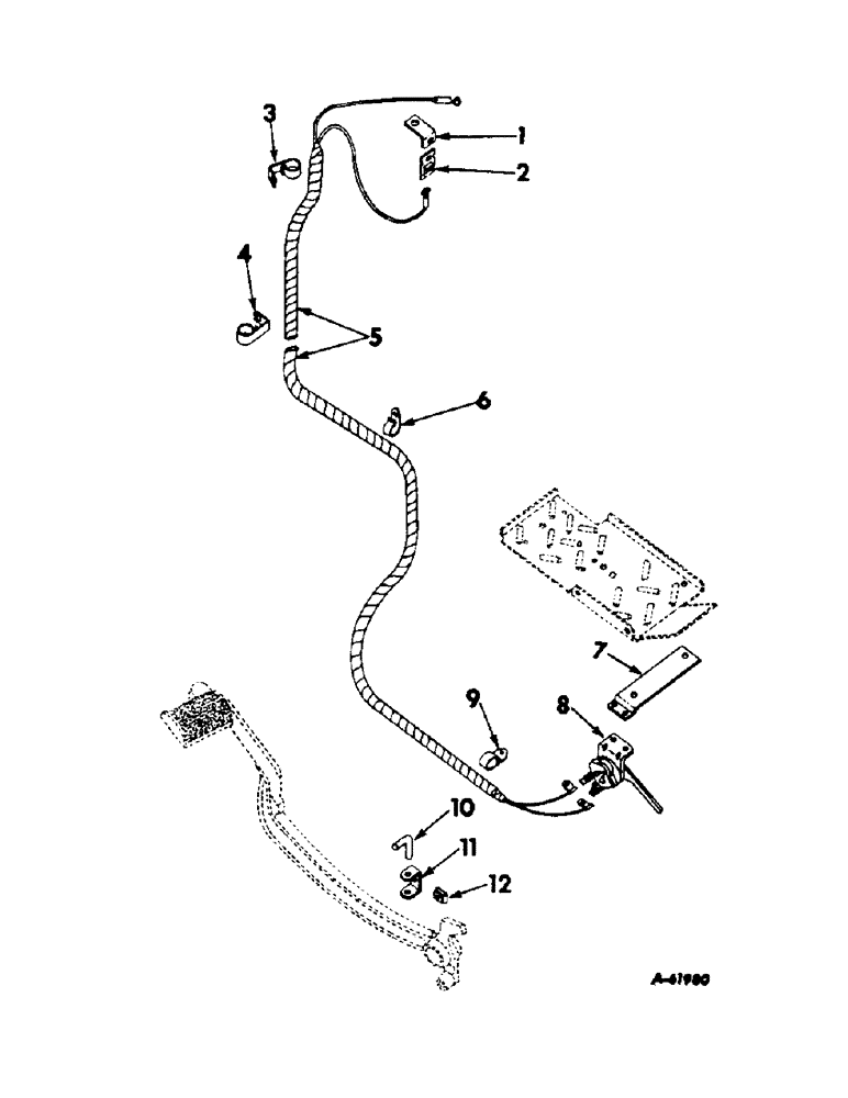 Схема запчастей Case IH 404 - (054) - ELECTRICAL SYSTEM, SAFETY STARTING SWITCH (06) - ELECTRICAL SYSTEMS