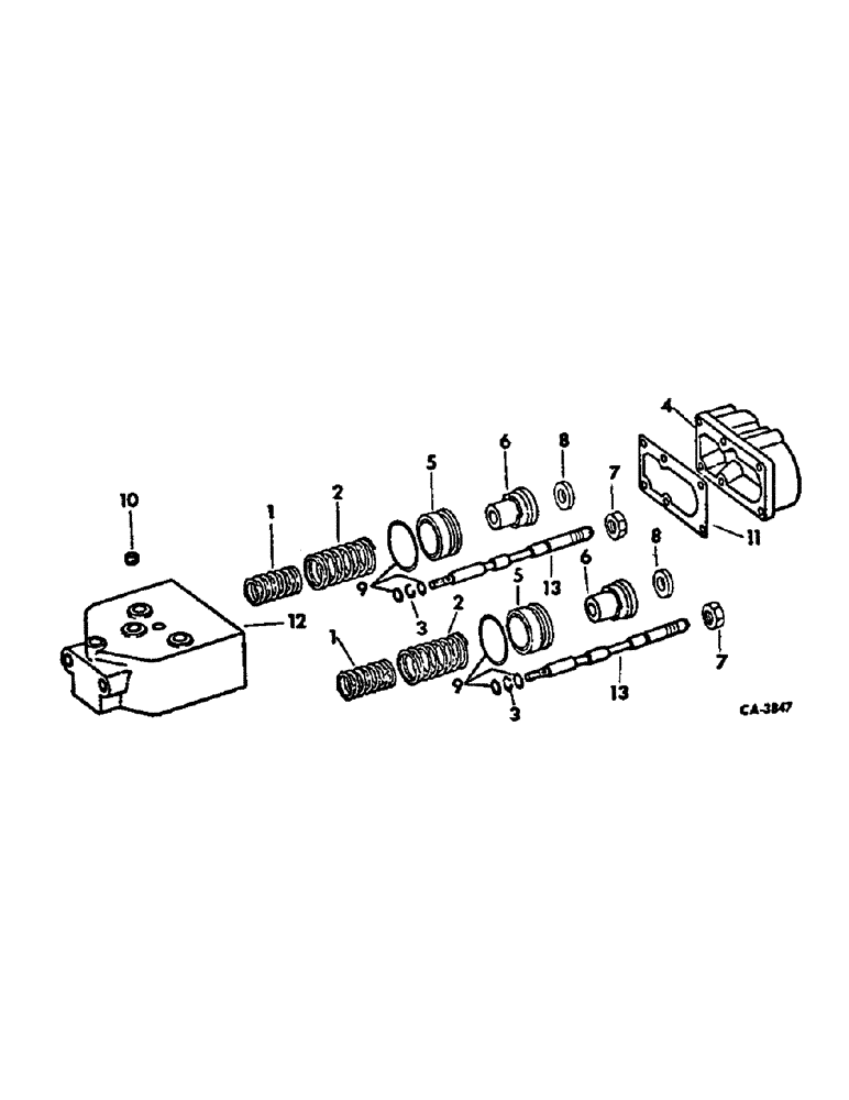 Схема запчастей Case IH 3788 - (04-04) - BRAKES, POWER BRAKE VALVE (5.1) - BRAKES