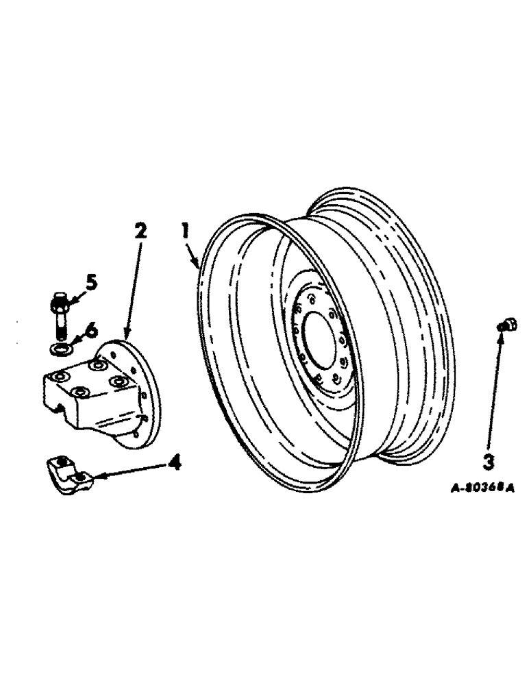 Схема запчастей Case IH 21256 - (L-06[A]) - WHEELS AND WHEEL WEIGHTS, OUTER DUAL REAR WHEELS, DISC TYPE Wheels & Wheel Weights