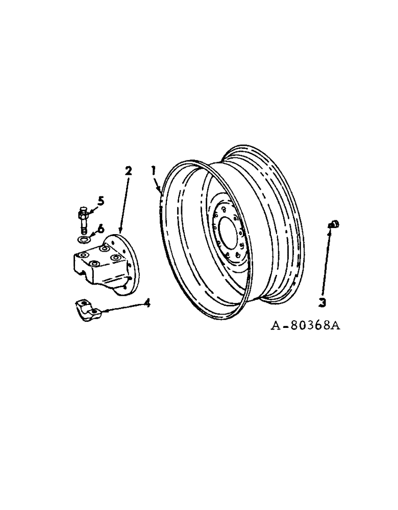 Схема запчастей Case IH 3488 - (15-05) - WHEELS AND TRACTION, OUTER DUAL REAR WHEELS, DISC TYPE Wheels & Traction