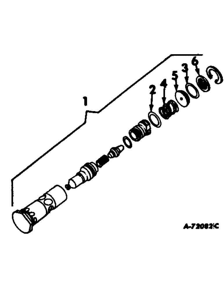 Схема запчастей Case IH 4156 - (F-09) - HYDRAULIC SYSTEM, PILOT RELIEF VALVE (07) - HYDRAULIC SYSTEM