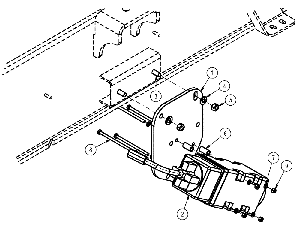 Схема запчастей Case IH TITAN 3520 - (08-009) - SPEED SENSOR GROUP (06) - ELECTRICAL